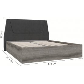 Двуспальная кровать Дишна