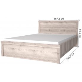 Двуспальная кровать Джаз 160 160x200 с основанием