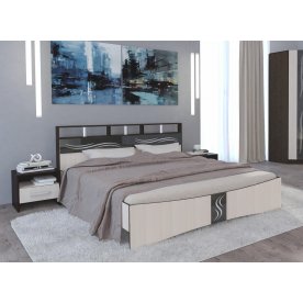 Двуспальная кровать Эрика с настилом