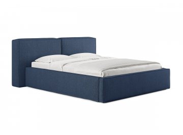 Двуспальная кровать Europa рогожка деним