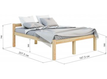 Двуспальная кровать Гор