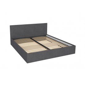 Двуспальная кровать МДК Диана GRAFIT КР2-GR1800