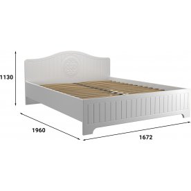 Двуспальная кровать Монблан