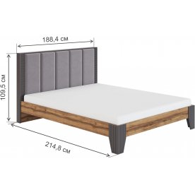Двуспальная кровать Моника Мод. 2.3