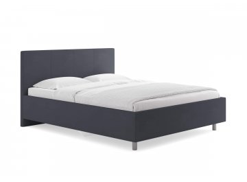 Двуспальная кровать Prato графитовый диагональ