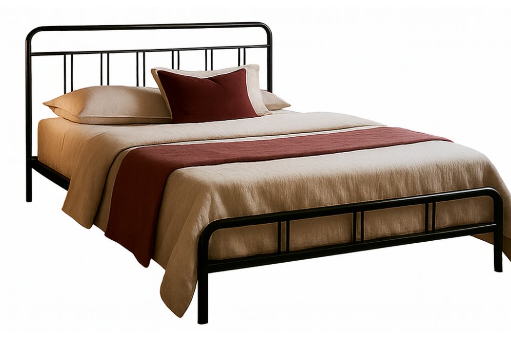 Двуспальная кровать Рейк 160х200 черная