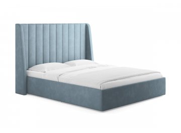 Двуспальная кровать Samanta голубой эвита