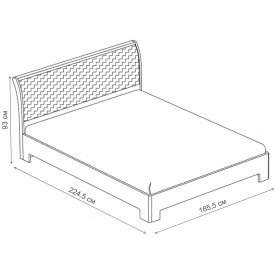 Двуспальная кровать Трейв 3