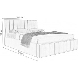 Двуспальная кровать Вена Стандарт