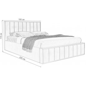 Двуспальная кровать Вена Стандарт