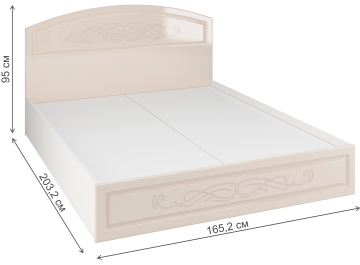 Двуспальная кровать Венеция КР-160