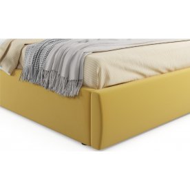 Двуспальная кровать Verona 180х200 желтый велюр
