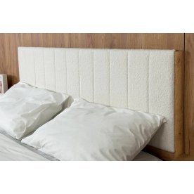 Двуспальная кровать Юлия 160x200 см дуб крафт золотой / белый