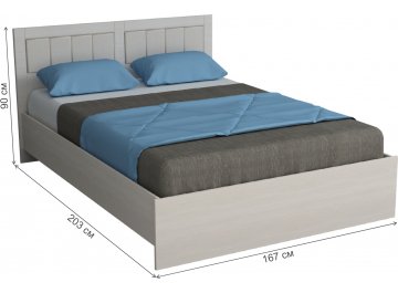 Двуспальная кровать 017 Кантри