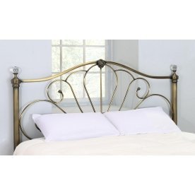 Кровать BD-95 160х200 античный никель