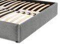 Кровать двуспальная Афродита-3 160 х 200 см с ПМ рогожка серая