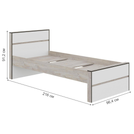 Односпальная кровать Акита