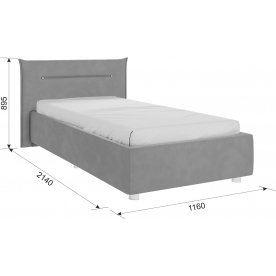 Односпальная кровать Альба