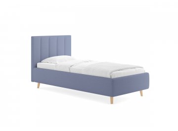 Односпальная кровать Alma синий тедди