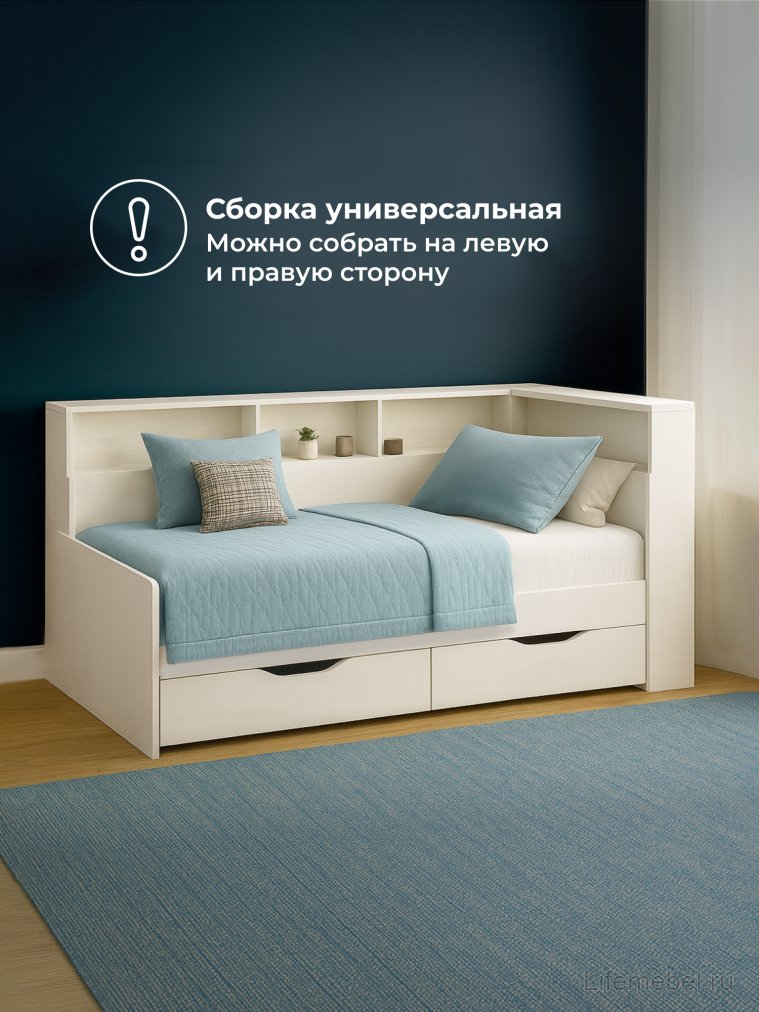Тахта Амер 80х190 белая