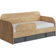 графит / дуб крафт золотой