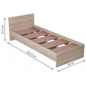 Односпальная кровать Котри КР-001