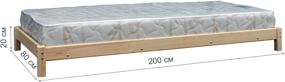 Односпальная кровать Изабелла 70x190