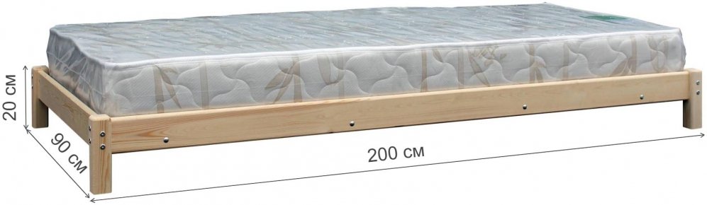 Односпальная кровать Изабелла 80x190