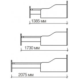 Односпальная кровать КТД КК