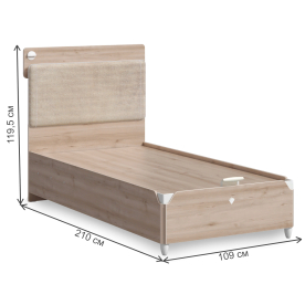 Односпальная кровать Line Duo