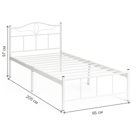 Односпальная кровать Lucy mod. 9305