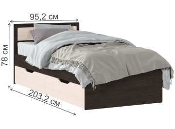 Односпальная кровать Муза КР 608