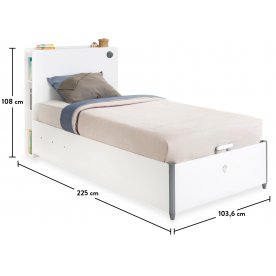 Односпальная кровать White