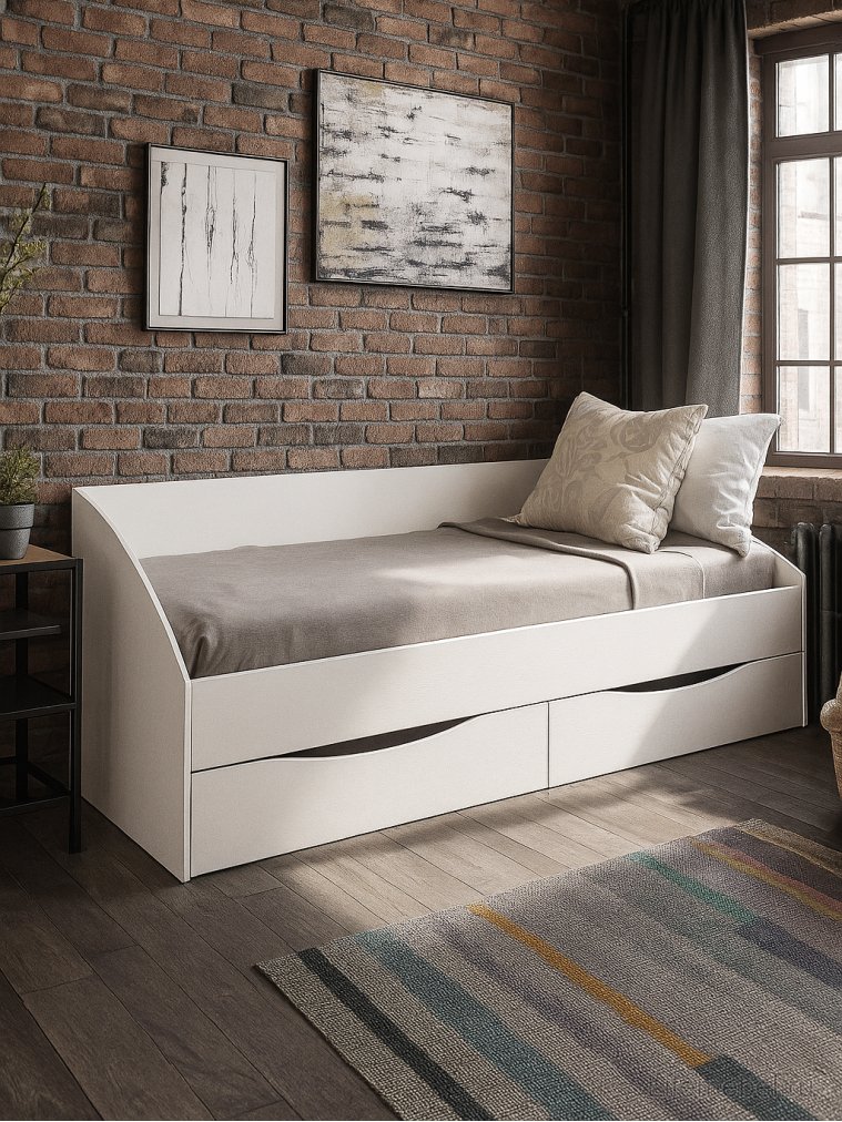 Подростковая кровать Классика белый