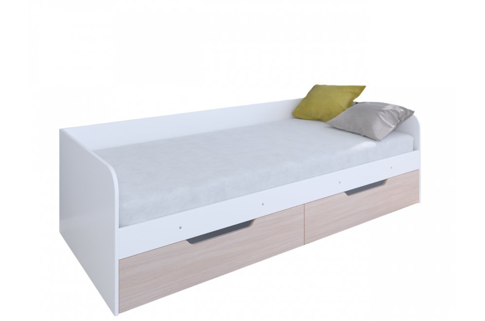 Софа Астра белый / дуб молочный