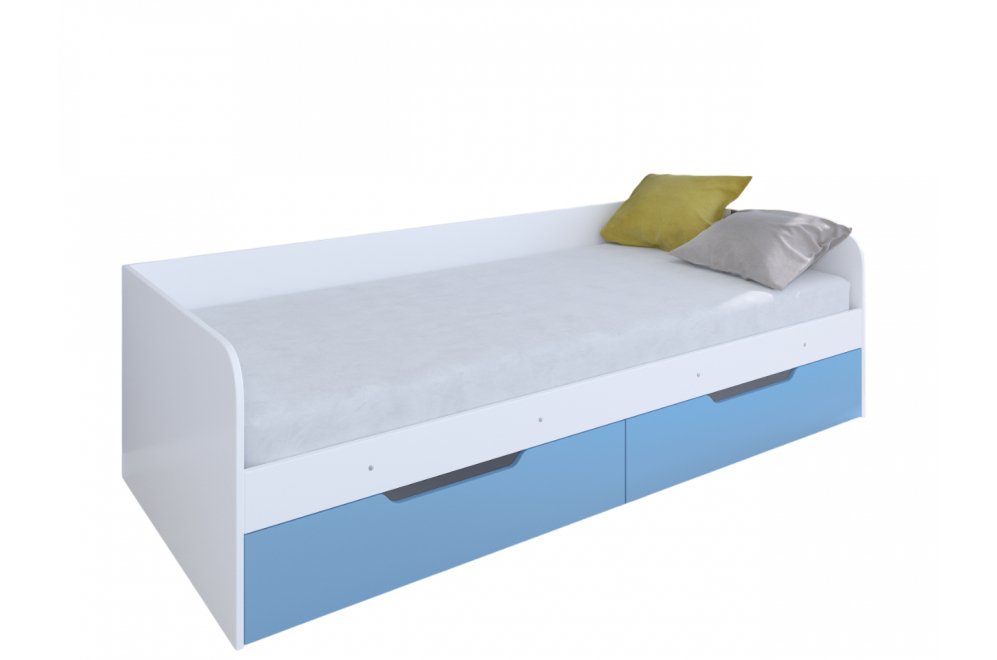 Софа Астра белый / голубой