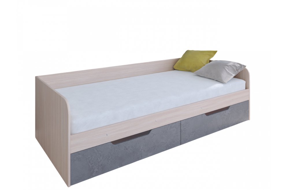 Софа Астра дуб молочный / железный камень