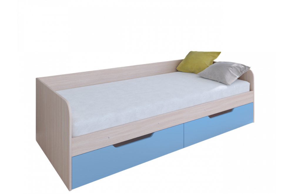 Софа Астра дуб молочный / голубой