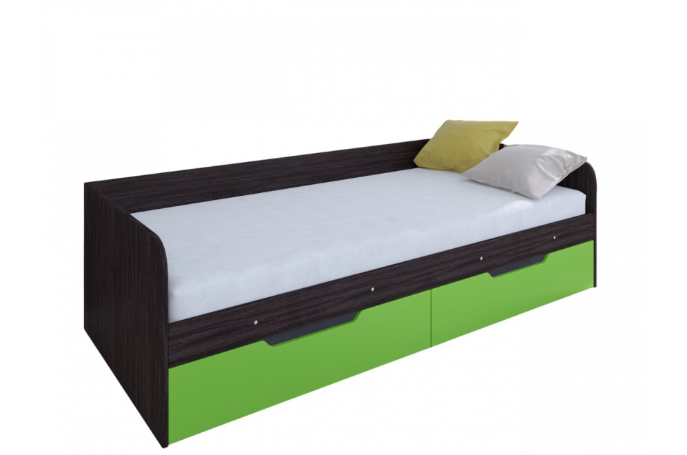 Софа Астра венге / салатовый