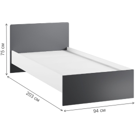 Односпальная кровать Кэнди
