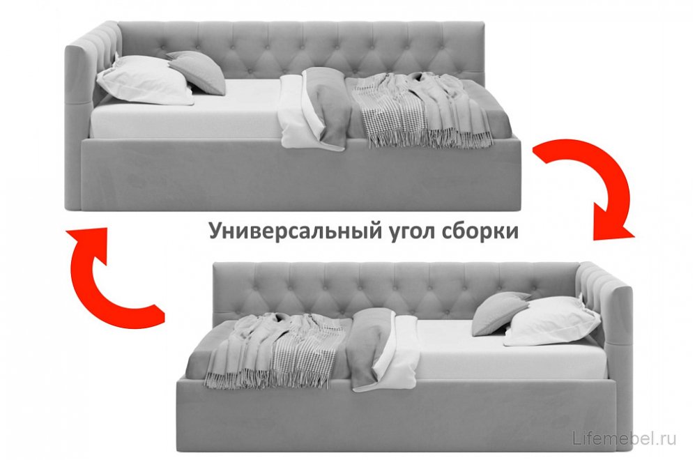 Тахта Ариэтта 90х200 бежевая