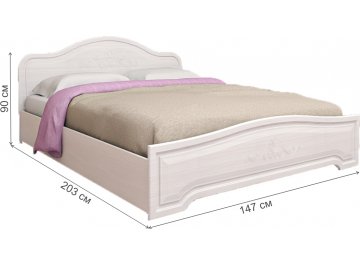 Полутораспальная кровать 017 Кэт-6