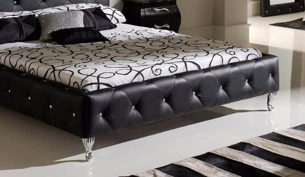 Кровать Nelly 621 160x200 черная