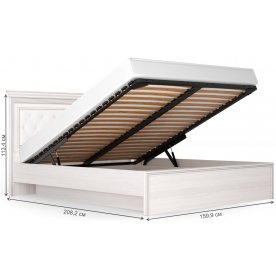 Полутораспальная кровать Бирель 1