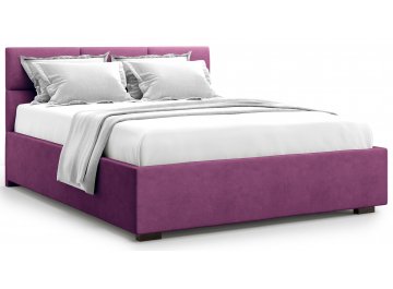 Полутораспальная кровать Bolsena 140 фиолетовый велюр (velutto 15)