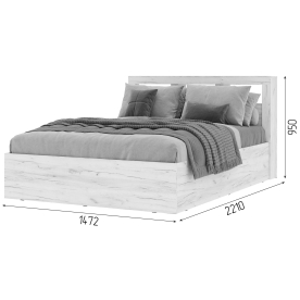 Полутораспальная кровать Канио