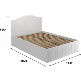 Полутораспальная кровать Монблан