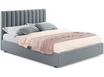 Полутораспальная кровать Olivia серый