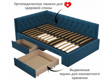 Полутораспальная кровать Afelia