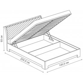 Полутораспальная кровать Трейв Нео 3